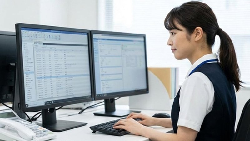事務職の仕事風景